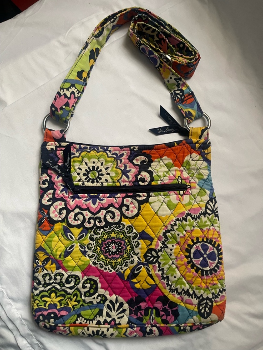 Vera Bradley Multicolor Quilted Crossbody Bag (retired pattern) - Picture 2 of 5